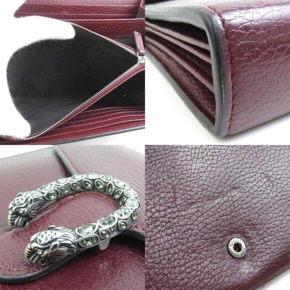 GUCCI Red Leather Wallet - Picture 4 of 5